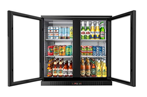 KoolMore BC-2DSW-BK Refrigerator, Double Door, Black - View 6 | Fridge.com