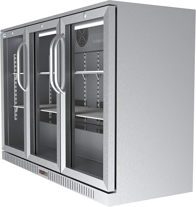 KoolMore BC-3DSW-SS Refrigerator, Triple Door, Stainless Steel | Fridge.com