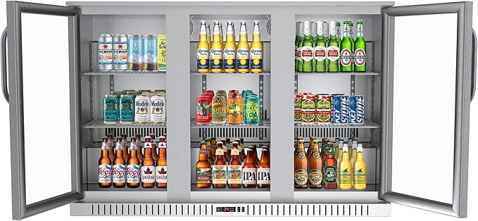 KoolMore BC-3DSW-SS Refrigerator, Triple Door, Stainless Steel | Fridge.com