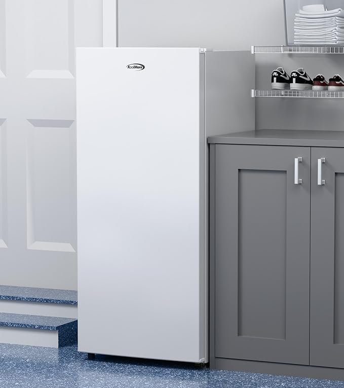 KoolMore 7 cu. ft. Convertible Garage Ready Upright Freezer/Refrigerator In White (KM-RUF-7S) - View 5 | Fridge.com