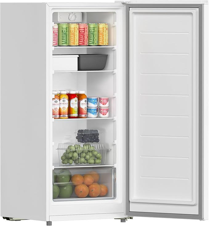 KoolMore 7 cu. ft. Convertible Garage Ready Upright Freezer/Refrigerator In White (KM-RUF-7S) - View 6 | Fridge.com