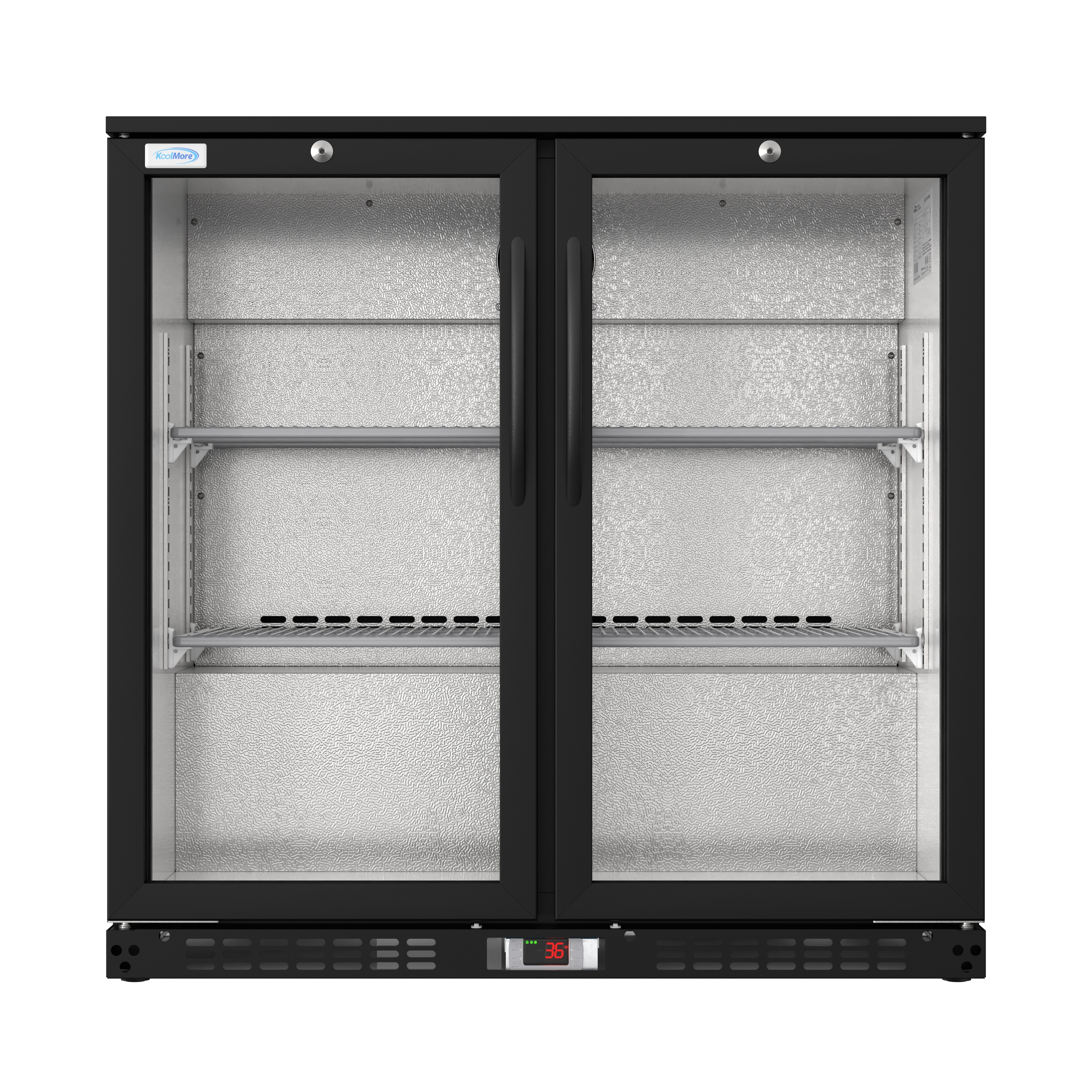 KoolMore 36" Beverage Center Bc2dswbk | Fridge.com
