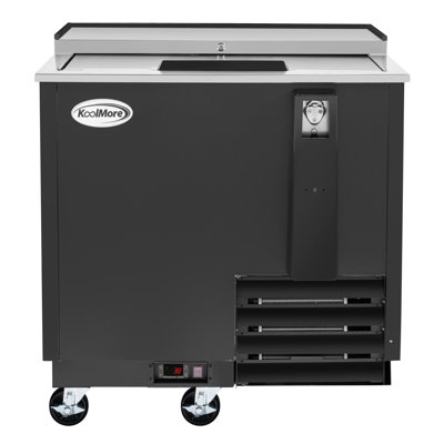 KoolMore 36'' W Freestanding 128 Cans (12 oz.) 9.2 Cubic Feet Beverage Cooler — FIN-0019520 | Fridge.com