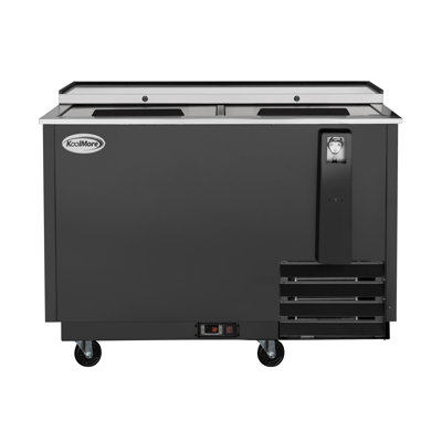 KoolMore 49.5'' W Freestanding 200 Cans (12 oz.) 14 Cubic Feet Beverage Cooler | Fridge.com