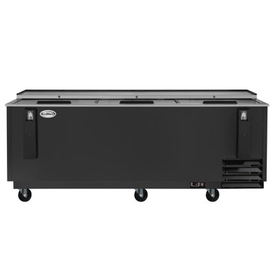 KoolMore 95.2'' W Freestanding 416 Cans (12 oz.) 29.7 Cubic Feet Beverage Cooler | Fridge.com