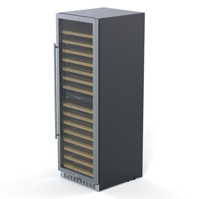 KoolMore Dual Zone 23'' 155 Bottle Wine Refrigerator with Reversible Door | Fridge.com