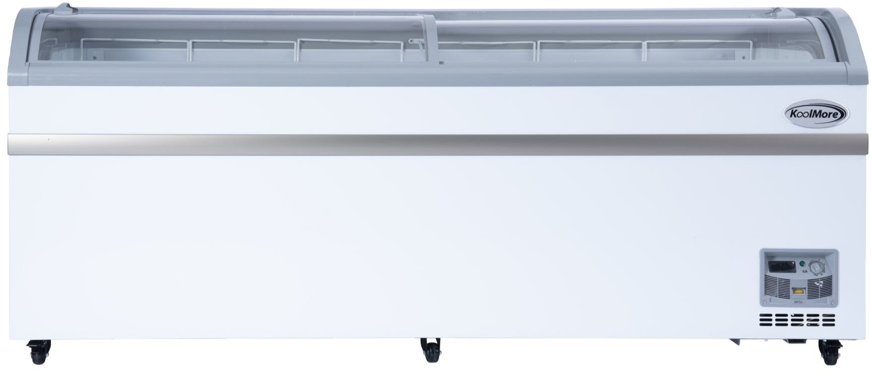 78 Inch Manual Defrost Island Chest Freezer 19 cu. ft. Capacity - White | Fridge.com