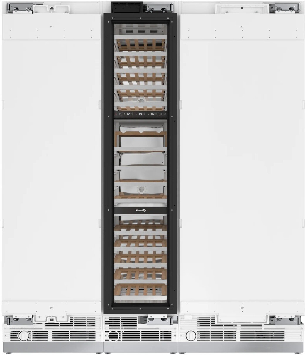 KoolMore Reserve Panel Ready 30 in. Column Refrigerator with a 18 in. Wine Cooler and 24 in. Freezer | Fridge.com