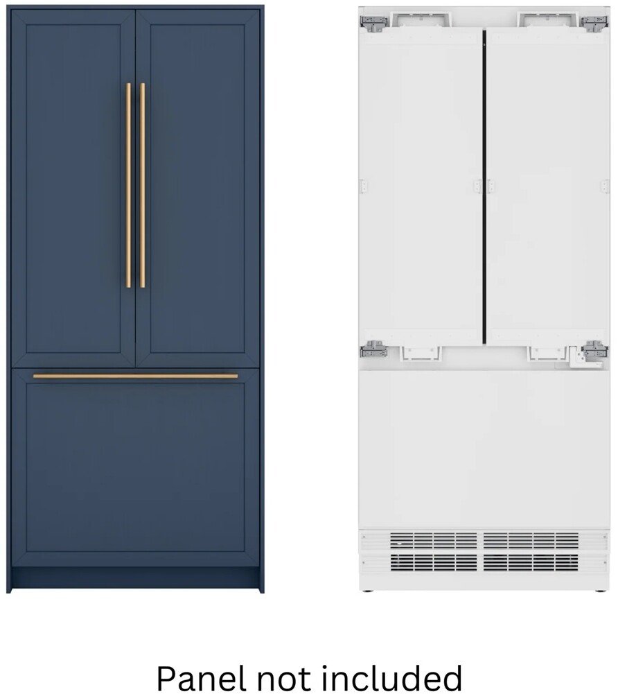 36 In. Panel Ready French Door Refrigerator With Ice maker, water dispenser, Frost Free . 19.6 total cubic feet | Fridge.com