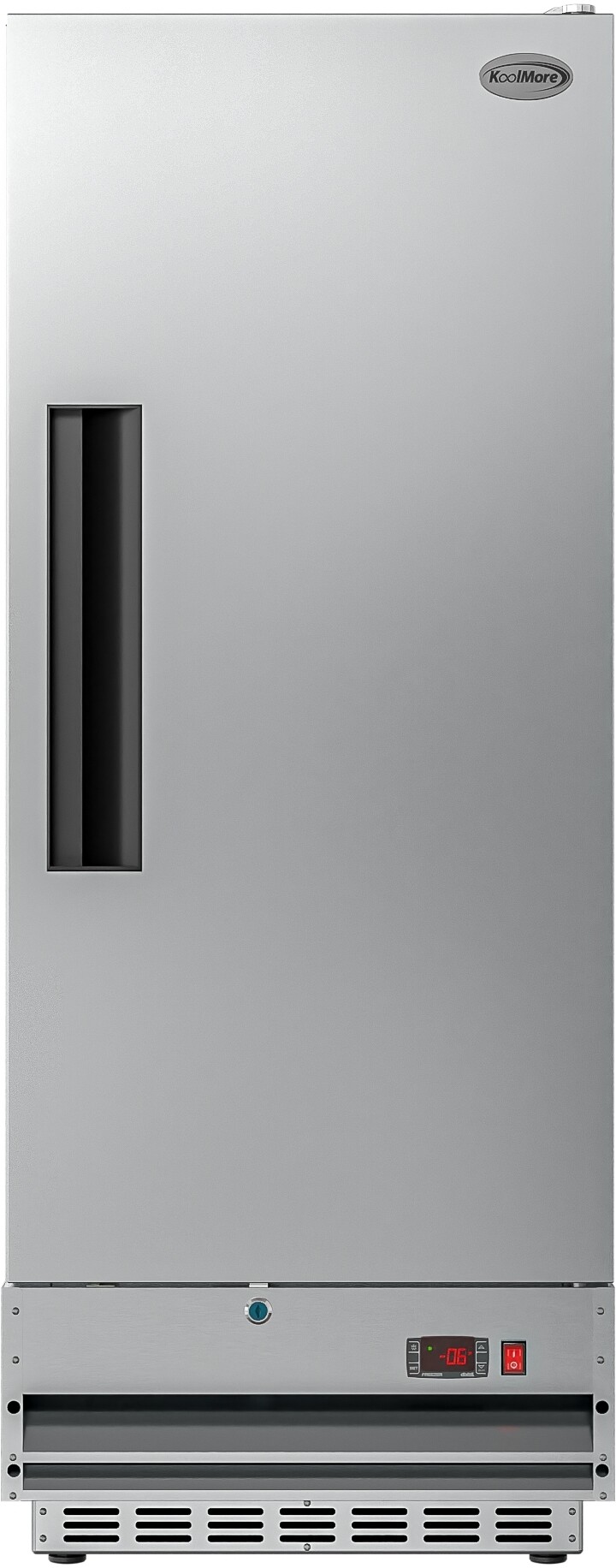 25 in. Commercial 1-Door Reach-In Freezer, 12 cu. ft. RIF-1D-SS12C - Stainless Steel | Fridge.com
