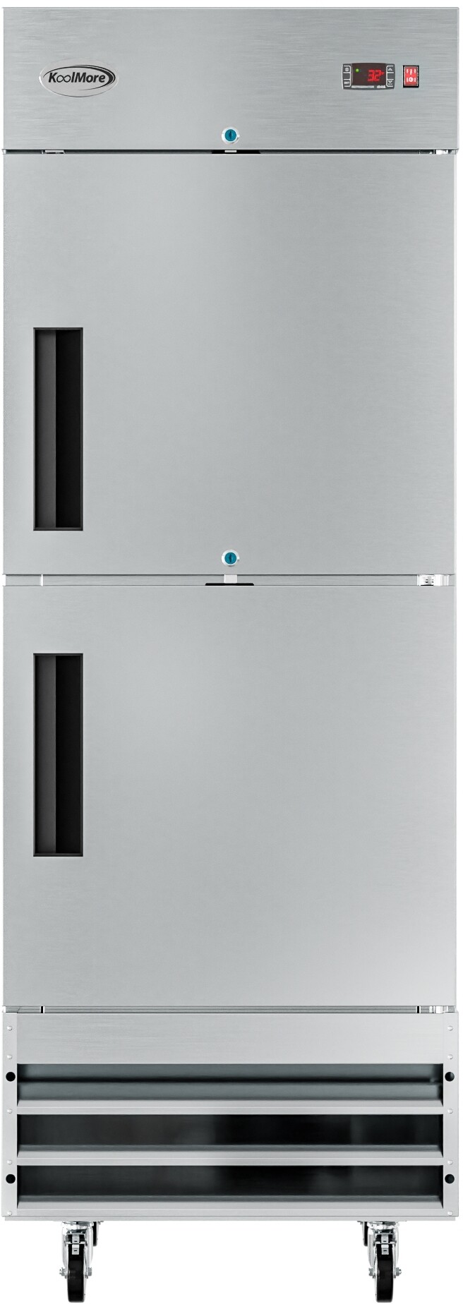 33" 23 Cubic Feet Smudge-Resistant Refrigerator — KoolMore, model RIR-1D-SSHD