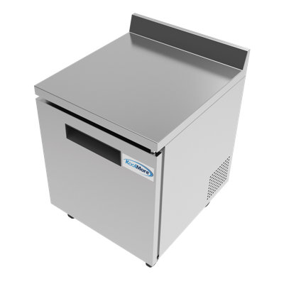 27 in. One Door Worktop Refrigerator with 3.5 in. Backsplash, 6.3 Cu Ft. | Fridge.com