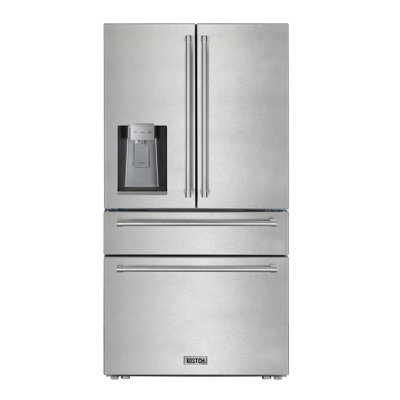 KOSTCH 21.6 Cu.Ft French Door Refrigerator with Ice/Water Dispenser, Stainless Steel, Energy Star Certified | Fridge.com