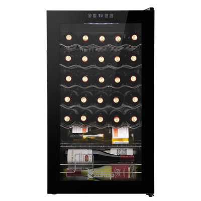 Ktaxon Single Zone 19.49'' Freestanding 34 Bottle Wine Refrigerator | Fridge.com