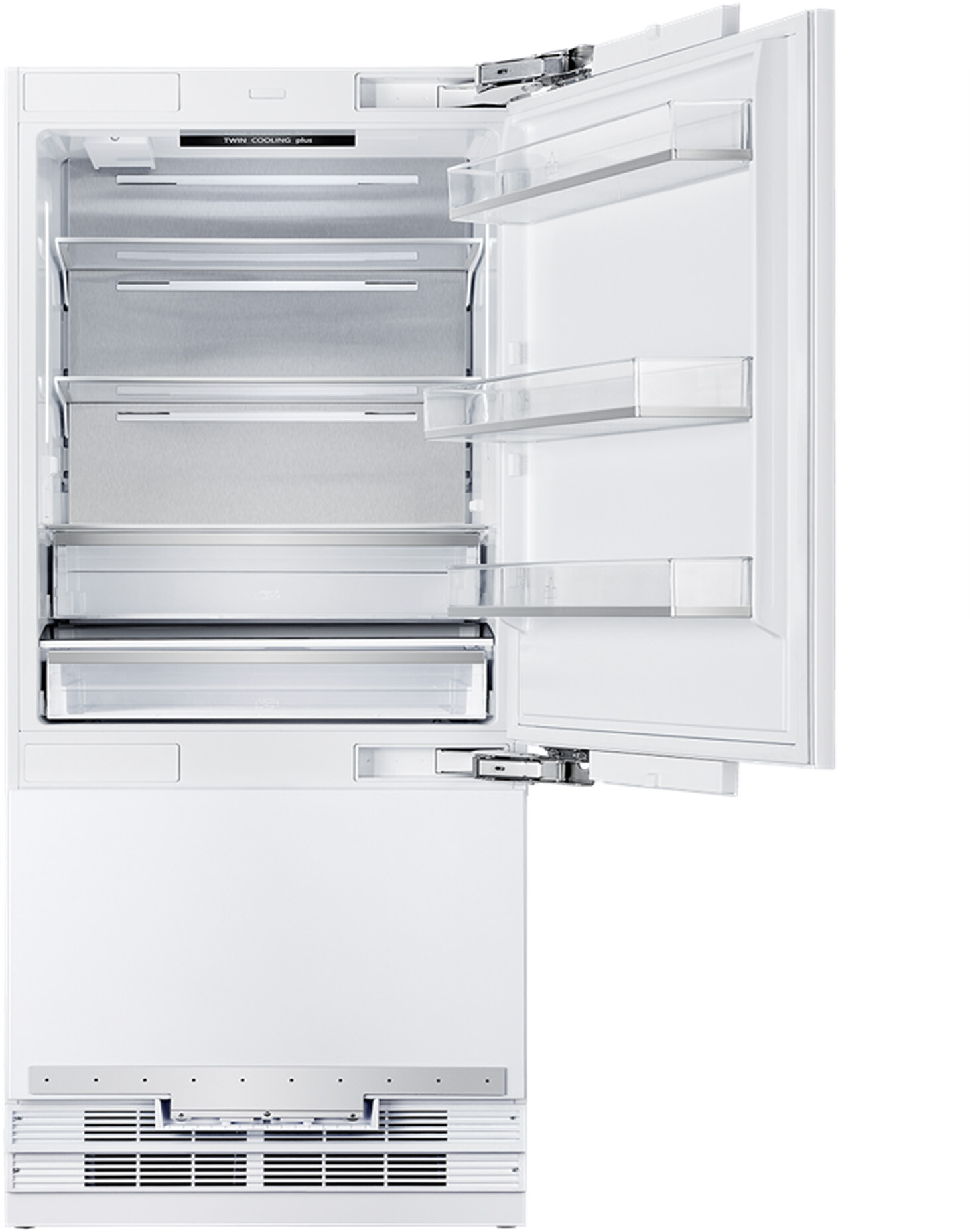 KUCHT 36 in. Width 19.8 cu ft. Built-In Bottom Freezer Refrigerator in Custom Panel Ready, Counter Depth | Fridge.com