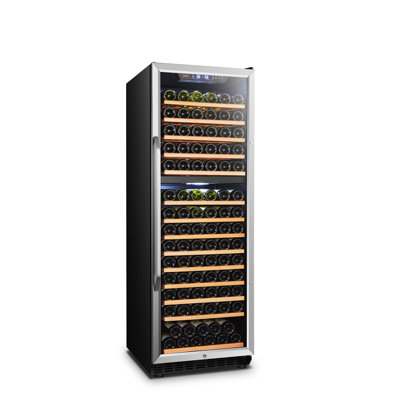 24" 154 Bottle Freestanding Refrigeration Dual Zone Wine Cooler - View 1 | Fridge.com