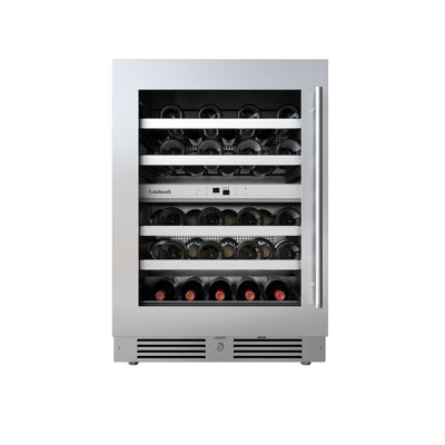 24 Inch Wide 37 Bottle Capacity Panel Ready Wine and Beverage Cooler with Left Hinged Door | Fridge.com