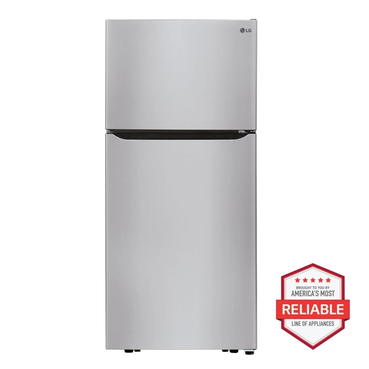 LG Top Freezer Refrigerator with Reversible Door, Reversible Door, Stainless Steel, 20 cu. ft. | Fridge.com