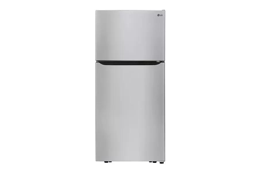 LG Top Freezer Refrigerator With Reversible Door, Reversible Door, Stainless Steel, 20 cu. ft. - View 3 | Fridge.com