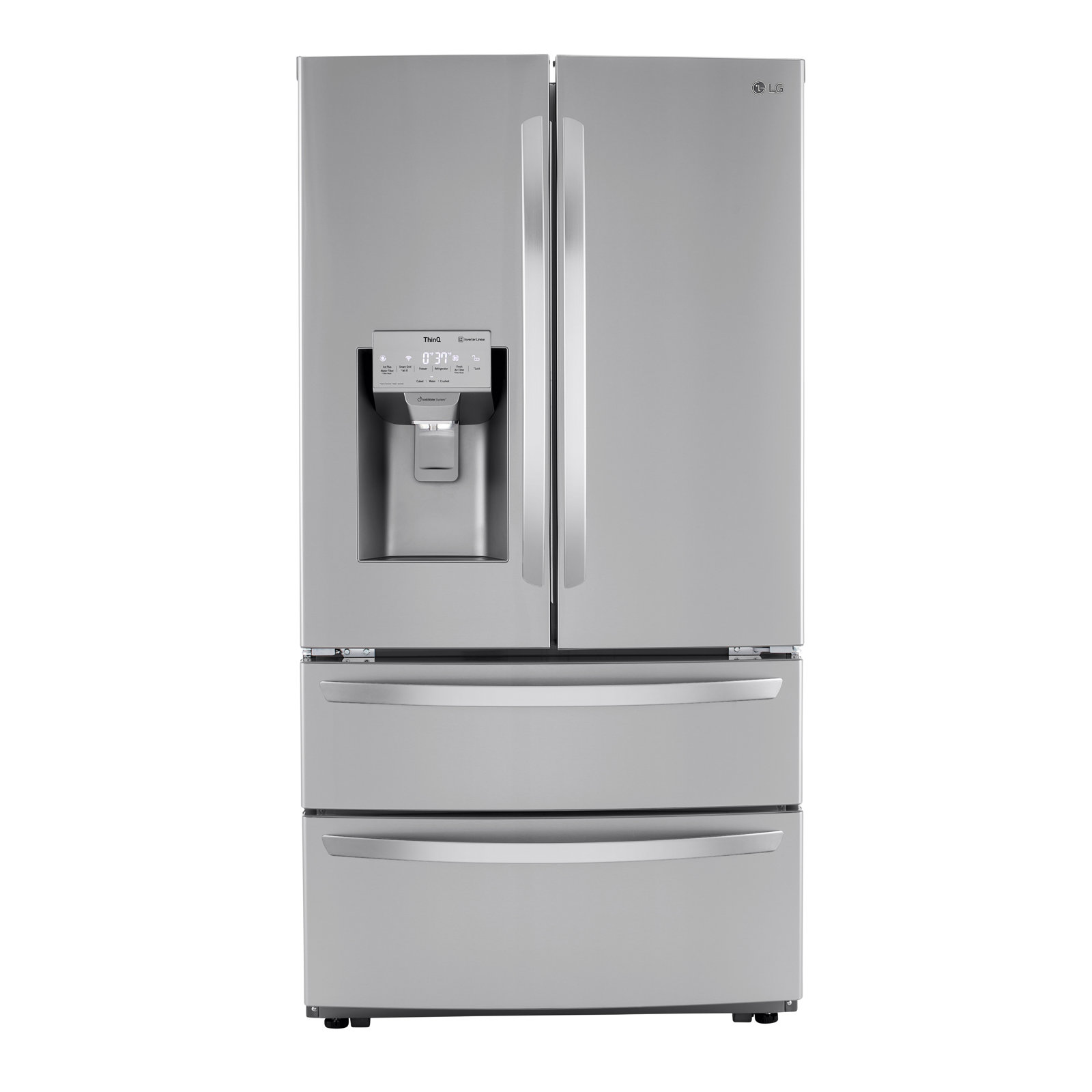 LG Smart Double Freezer Refrigerator with Craft Ice, Stainless Steel, 28 cu. ft. | Fridge.com