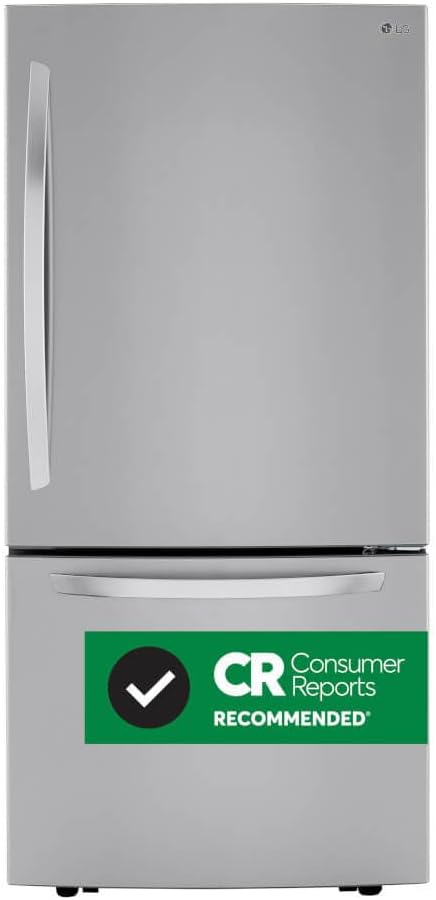 26 cu. ft. Bottom Freezer Refrigerator - View 2 | Fridge.com