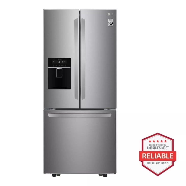 LG French Door Refrigerator, Stainless Steel, 22 cu. ft. — FIN-0019657 | Fridge.com