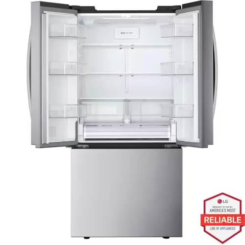 LG LF21G6200S 21 cu. ft. Stainless Counter-Depth 3-Door French Door Refrigerator - View 4 | Fridge.com