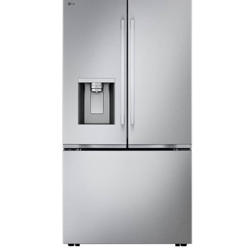LG 24 cu. ft. Counter Depth MAX Zero Clearance 3-Door French Door Refrigerator with Craft Ice in PrintProof Stainless Steel LF24Z6530S | Fridge.com