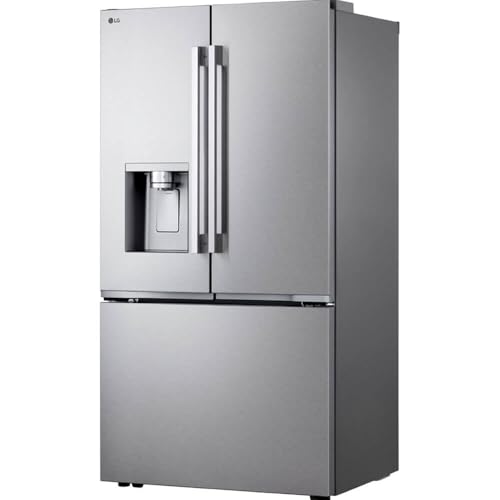 LG 24 cu. ft. Counter Depth Max Zero Clearance 3-Door French Door Refrigerator With Craft Ice In Printproof Stainless Steel LF24Z6530S - View 4 | Fridge.com