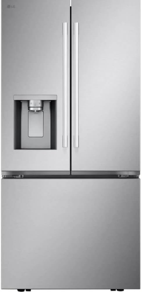 LG LF25H6330S 24.5 cu ft French Door Refrigerator – External Water & Ice Dispenser, White | Fridge.com