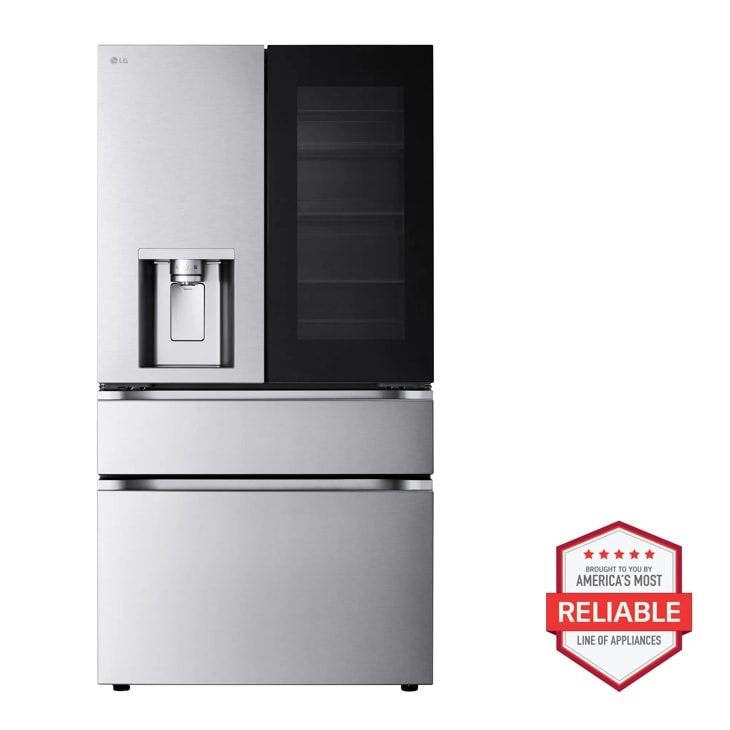 LG 28.6 Cu. Ft. 4-Door French Door Refrigerator with Full Convert Drawer 36-Inch Wide in Stainless Steel — FIN-0018143 | Fridge.com