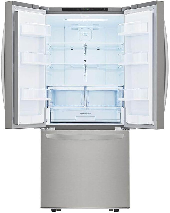 LG LFCS22520S 22 Cu. ft. French Door Refrigerator in Stainless Steel | Fridge.com