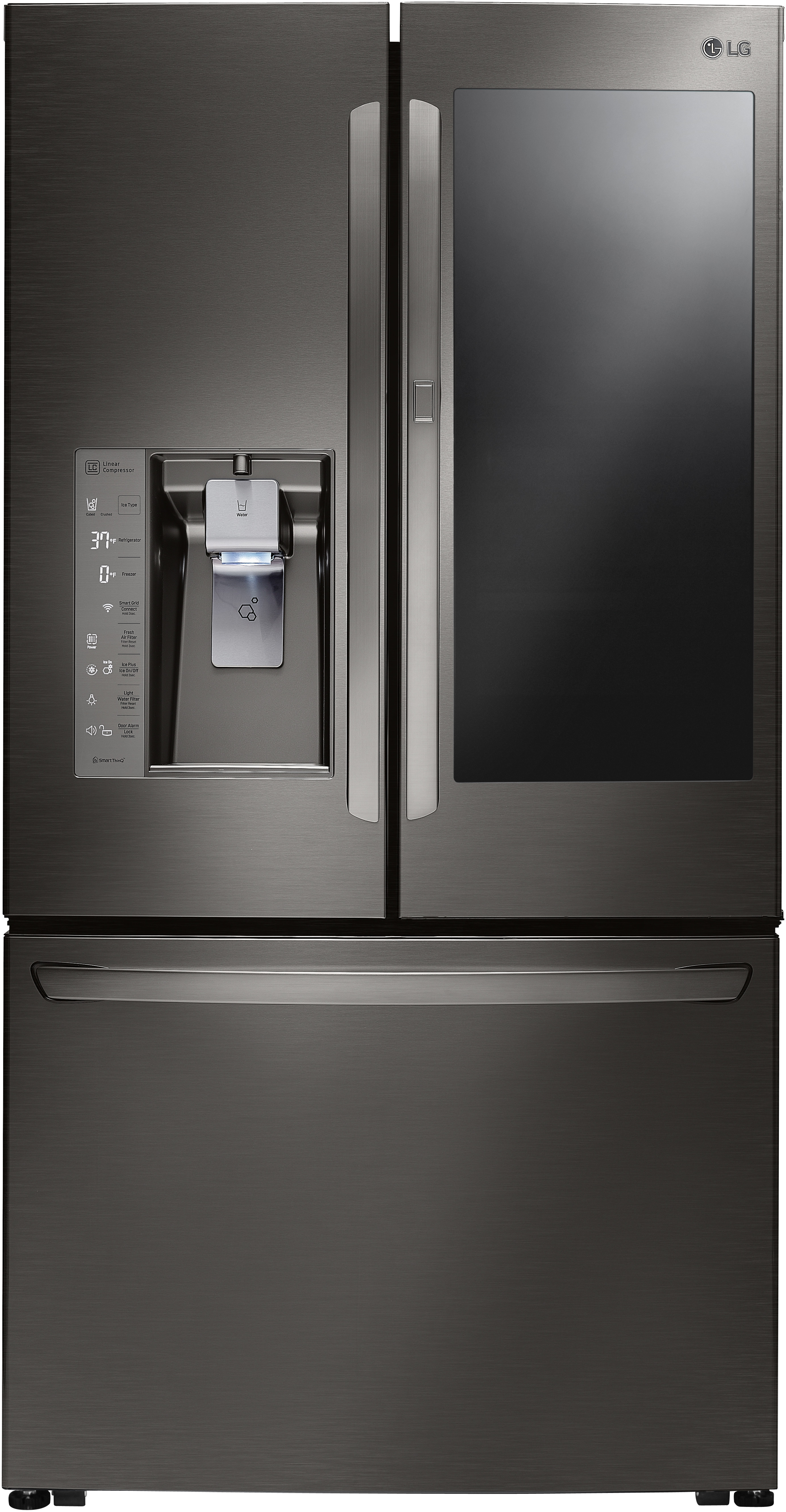 LG 36 Inch Counter Depth French Door Refrigerator LFXC24796D — FIN-0018262 | Fridge.com