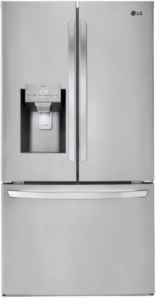 LG 36 Inch Smart French Door Refrigerator with 28 cu.ft. Capacity, WiFi Enabled, ThinQ Technology, Slim SpacePlus® Ice System, PrintProof™ Stainless Steel | Fridge.com