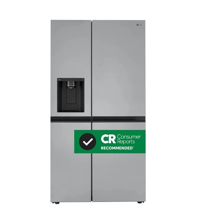 LG Side-by-Side Refrigerator with Craft Ice, Print Proof Stainless Steel, 27 cu. ft. | Fridge.com