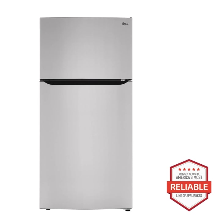 LG Top Freezer Refrigerator with Reversible Door, Reversible Door, LED Lighting, Stainless Steel, 24 cu. ft. — FIN-0019643 | Fridge.com