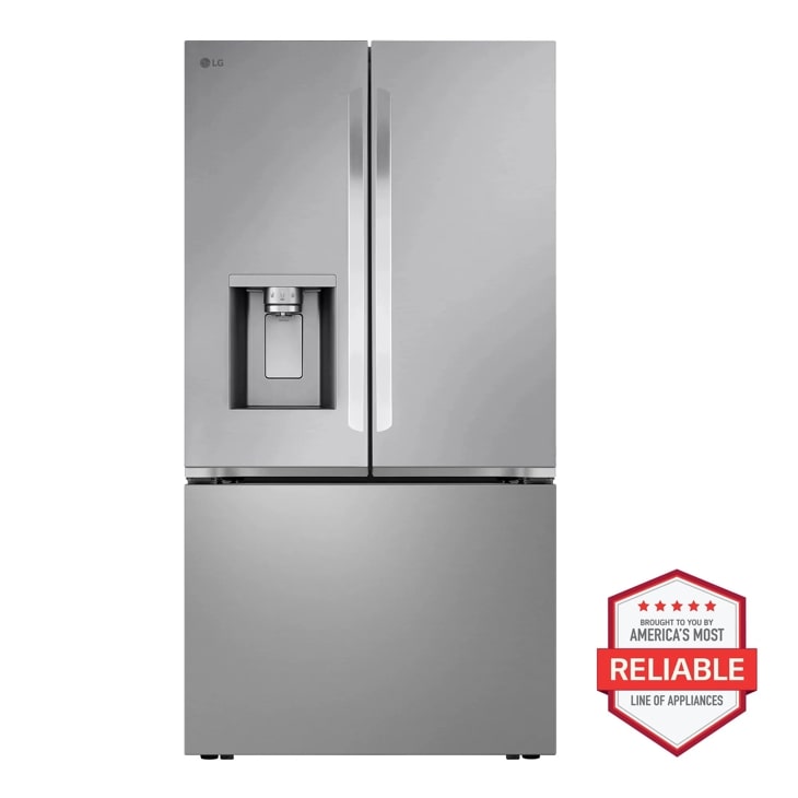 LG Standard Depth MAX 3 Door French Door with Ice & Water Dispenser and Dual Ice Maker, Stainless Steel, 31 cu. ft. — FIN-0018158 | Fridge.com