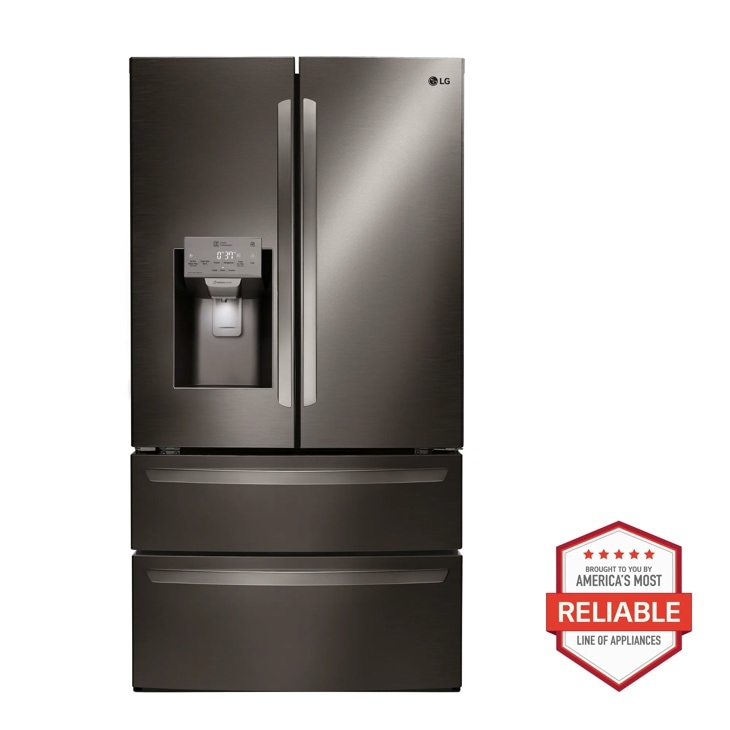 LG Smart Wi-Fi Enabled French Door Refrigerator, Black Stainless Steel, 28 cu. ft. — FIN-0018059 | Fridge.com