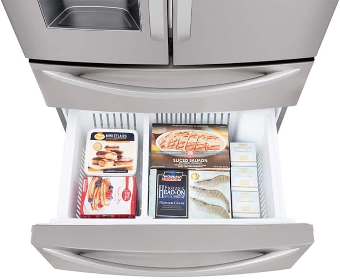 LG 28 cu. ft. 36-Inch Wide French Door Refrigerator With External Ice And Water Dispenser - View 6 | Fridge.com