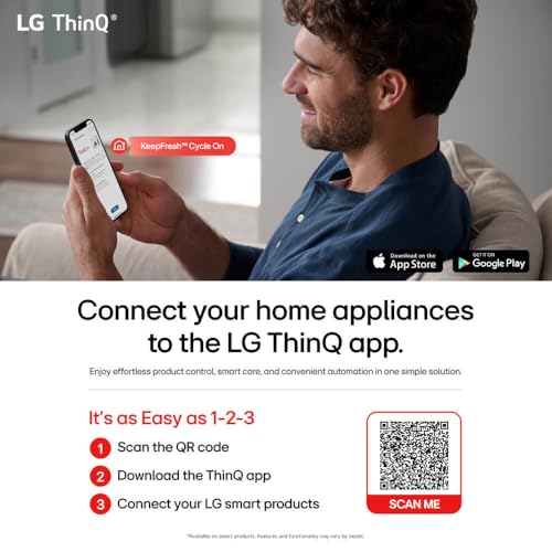 LG Lrflc2716s 27 Cu. Ft. Stainless Counter-Depth 3-Door French Door Smart Refrigerator - View 6 | Fridge.com