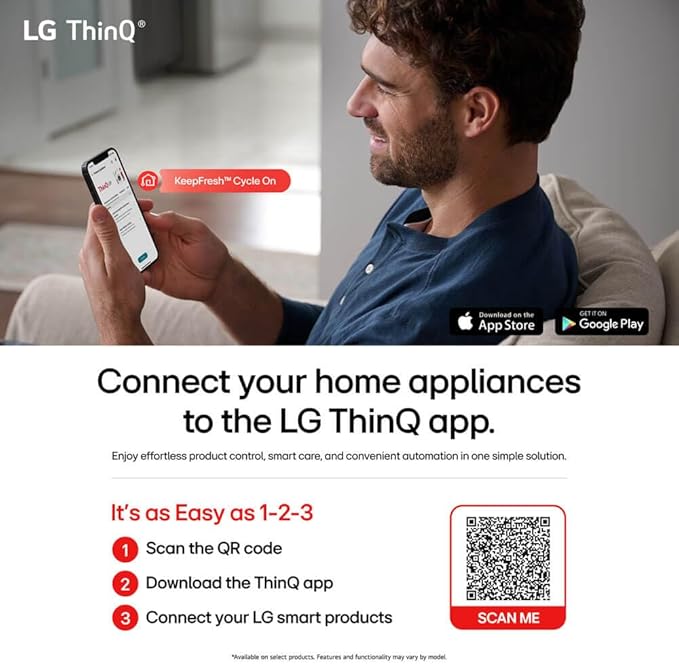LG Smart French Door Refrigerator With Internal Water Dispenser Max 31.7 cu. ft. Stainless Steel - View 6 | Fridge.com