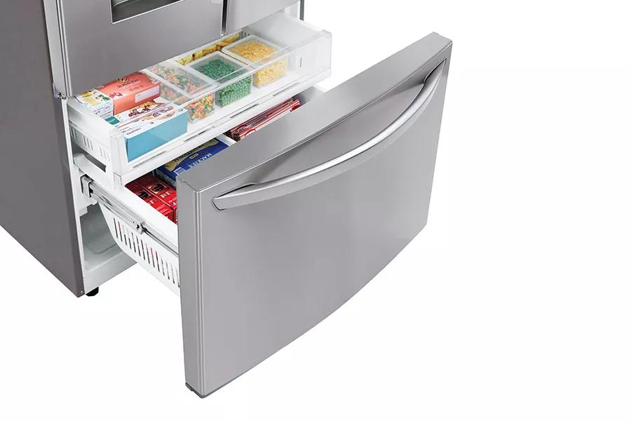 LG LRFS28XBS 28 cu ft Bottom Mount Refrigerator - View 4 | Fridge.com