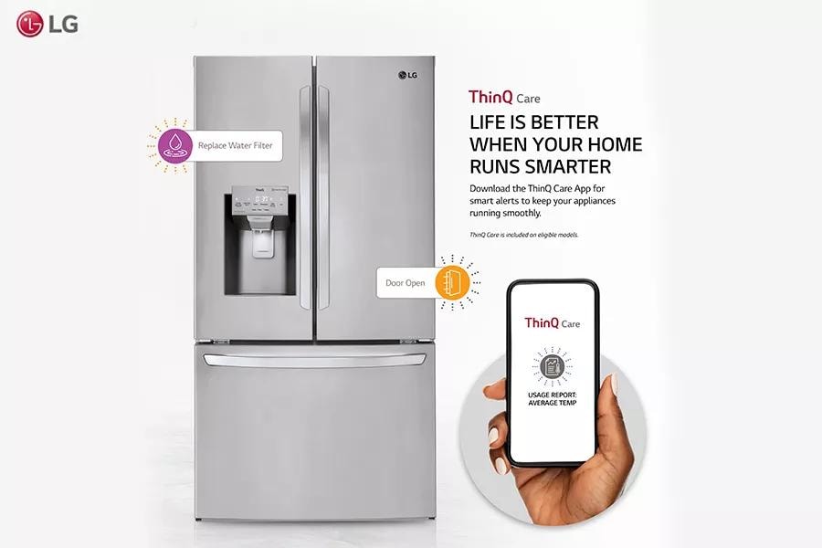 LG LRFS28XBS 28 cu ft Bottom Mount Refrigerator - View 6 | Fridge.com