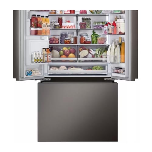 LG 36 Inch Counter-Depth Max™ Smart French Door Refrigerator With 26 Cu.Ft. Capacity, WiFi Enabled, Thinq Technology, Dual Ice Maker, Slim Spaceplus® Ice System - View 2 | Fridge.com