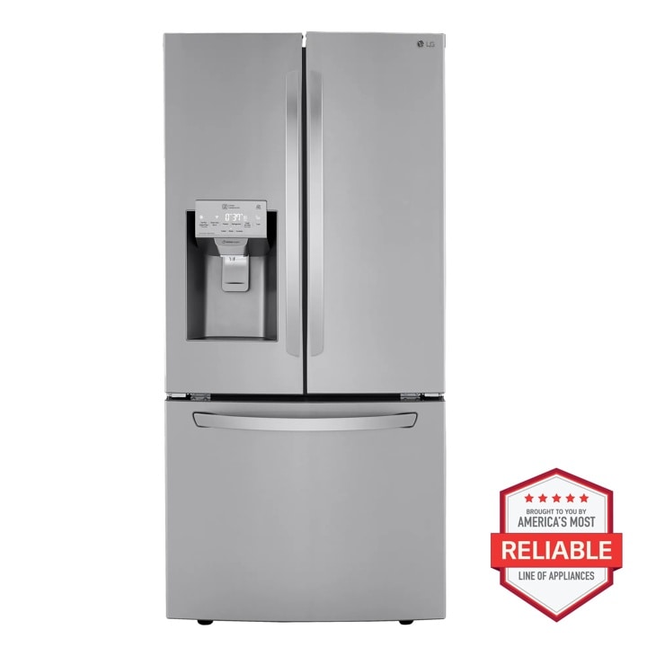 LG Smart Wi-Fi Enabled French Door Refrigerator, Stainless Steel, 25 cu. ft. — FIN-0018070 | Fridge.com