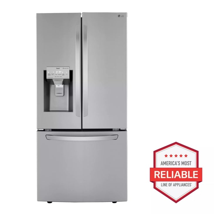 LG Smart French Door Refrigerator with Craft Ice, Print Proof Stainless Steel, 25 cu. ft. — FIN-0018092 | Fridge.com