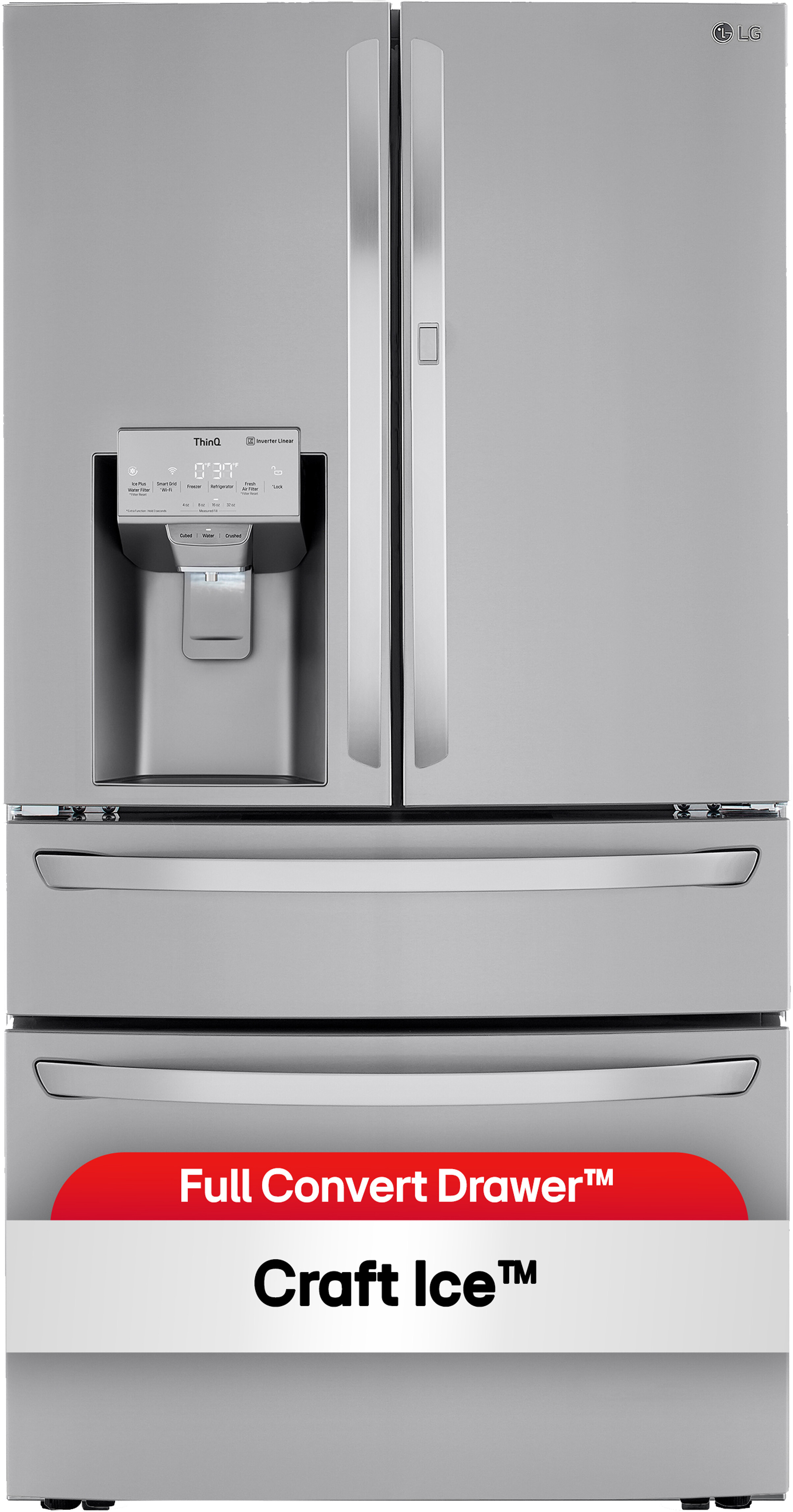 Stainless Steel, 30 cu. ft. | Fridge.com