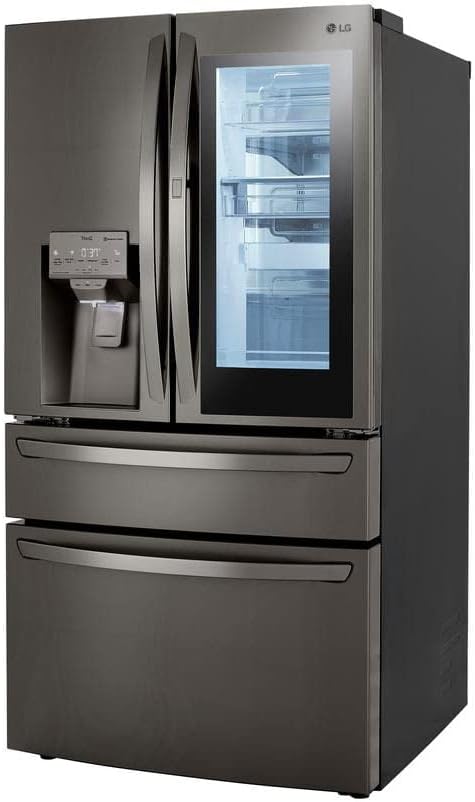 LG 23 Cu. Ft. Smart Wi-Fi Enabled InstaView™ Door-In-Door® Counter-Depth Refrigerator With Craft Ice™ Maker - View 3 | Fridge.com