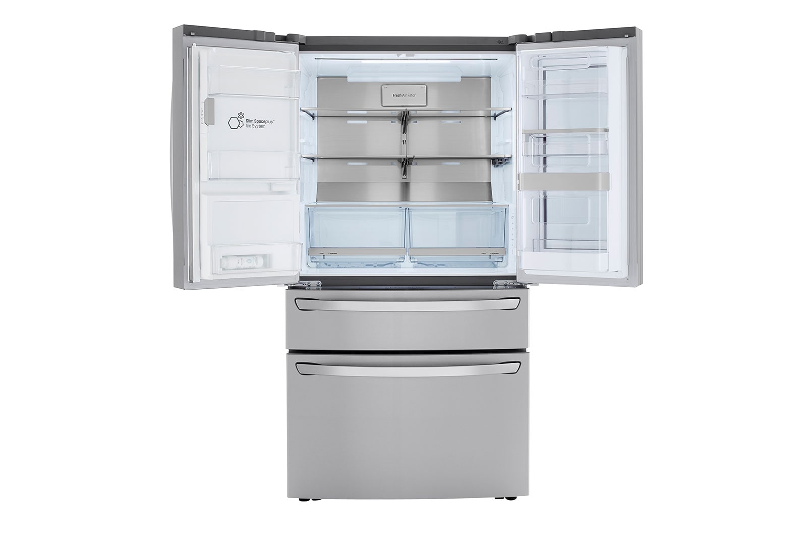 LG 30 cu. ft. Smart InstaView Door-In-Door Refrigerator With Craft Ice - View 5 | Fridge.com