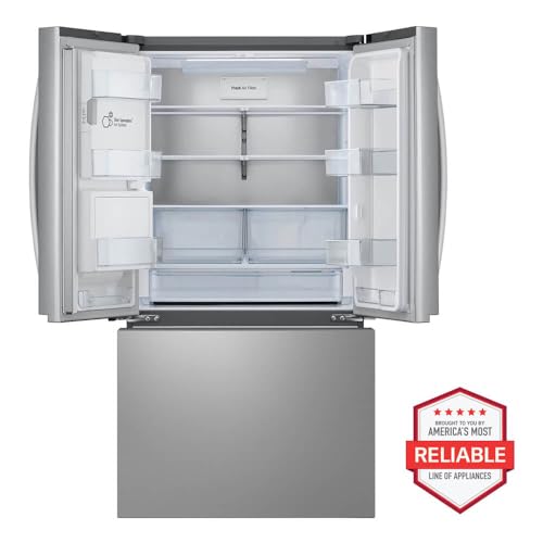 LG Lrrxc2606s 26 Cu. Ft. Stainless Counter-Depth French Door Smart Refrigerator - View 4 | Fridge.com